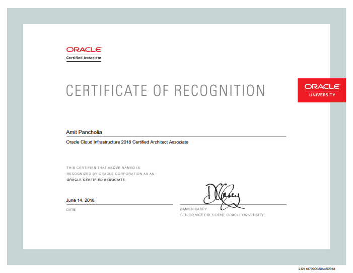 Oracle Certified Associate (1Z0-932)