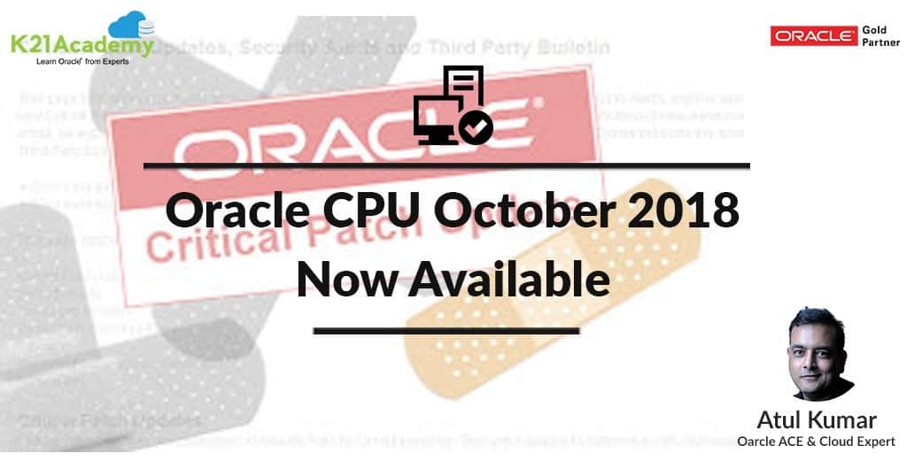 Oracle CPU October 2018