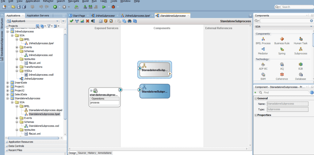 Subprocess in Oracle SOA Suite 12C