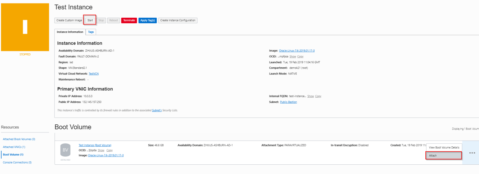 Oracle Cloud Infrastructure : How To Recover SSH Keys In Compute Instance
