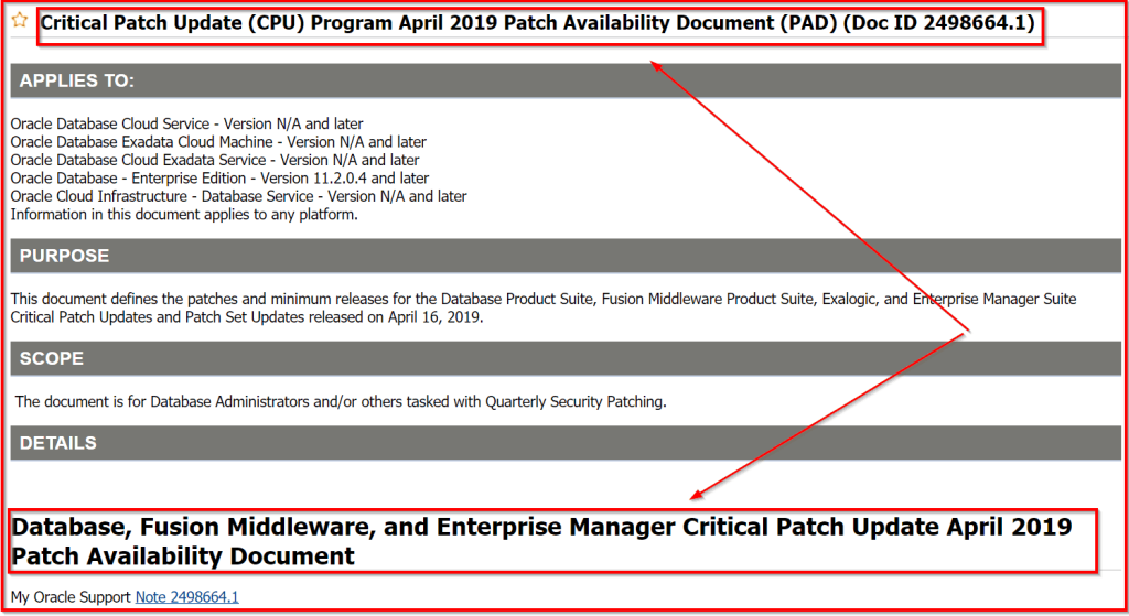 [Video] April 2019 Critical Patch Update(CPU) is Now Available: Apply Now