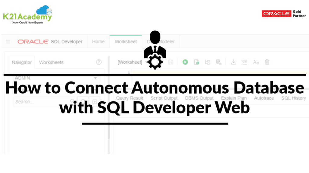 Connect SQL Developer Web