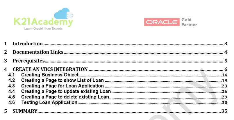 Application for Loan Process Using Business Object