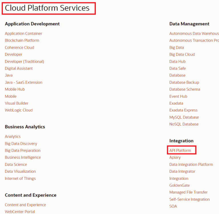 Oracle API Platform Cloud Service Overview & Architecture