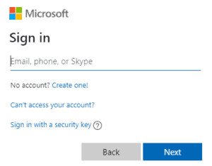 Microsoft Sign-in