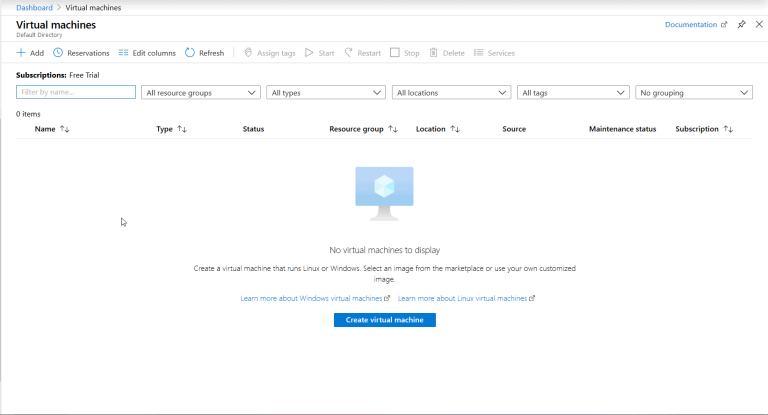 How to create and connect Ubuntu Virtual Machine in Azure