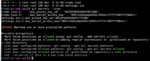 Git Secrets scan complete
