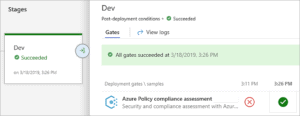 Compliance Success gate demo