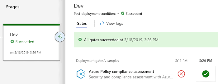 Azure Policy Compliance Check With Release Gates