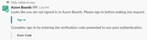 Azure boards sign in contd.