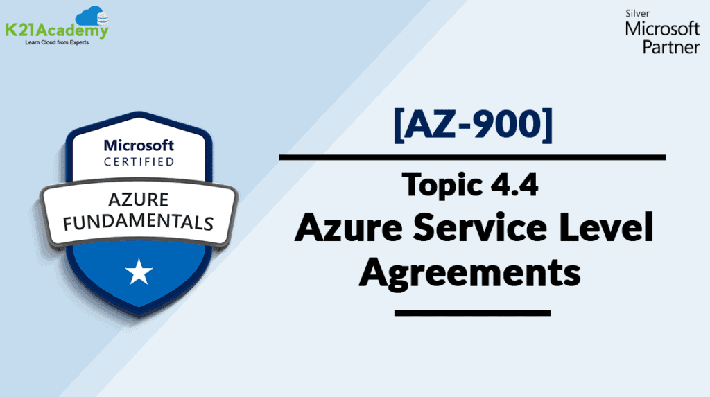 Azure Service level Agreements