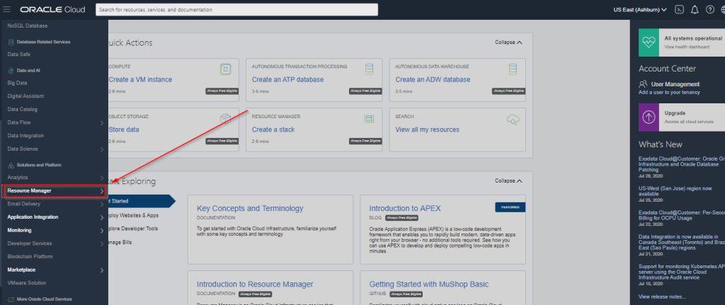 Resource Manager In Oracle Cloud | K21Academy