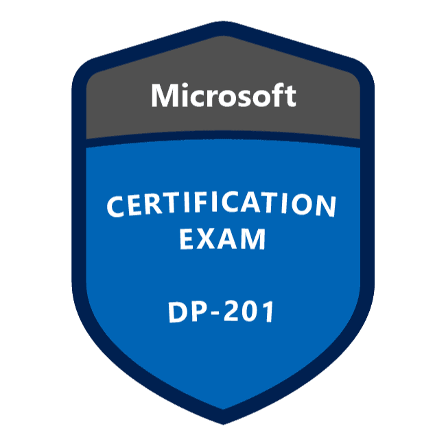 DP-201 Certification Badge