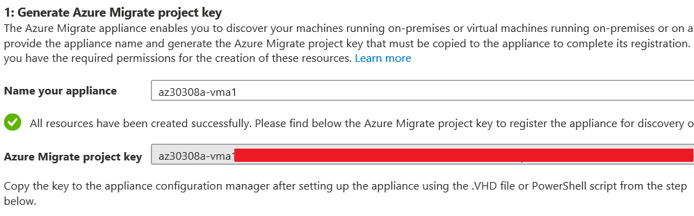 Azure migrate step6