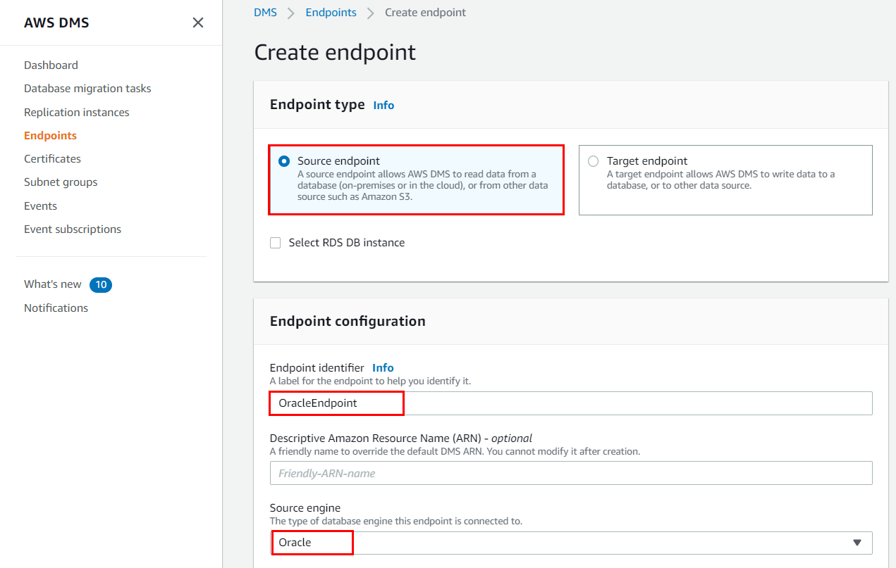 create endpoint