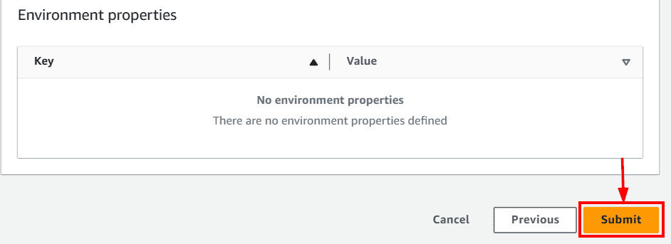 Environment properties
