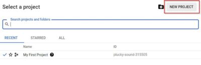 Steps To Create a Google Cloud Project In Cloud Console