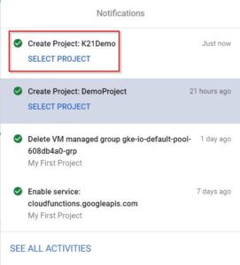 Steps To Create a Google Cloud Project In Cloud Console
