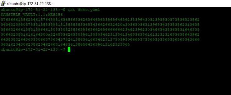 Encrypted file example
