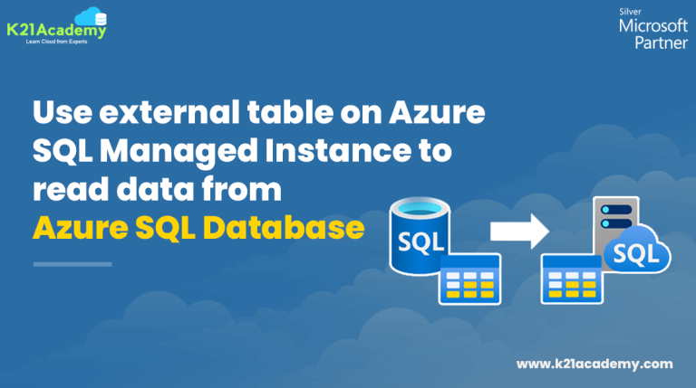 Use External Table On SQL Managed Instance To Read Data From SQL