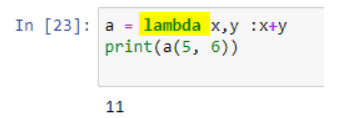 lambda function
