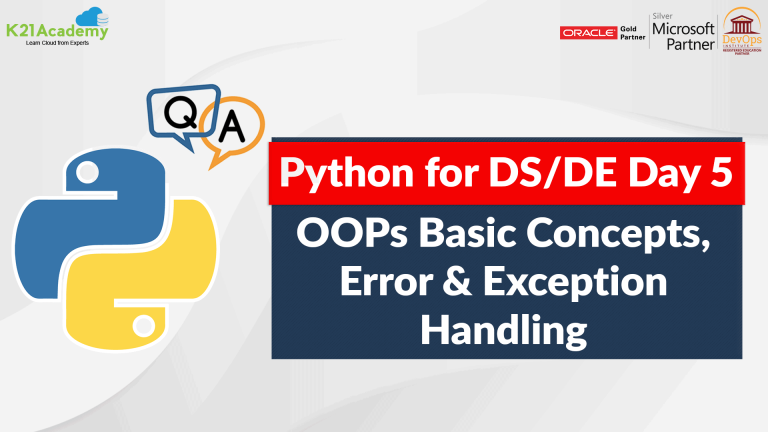 Python OOPs, Error & Exception Handling: Day 5 Live Session Review