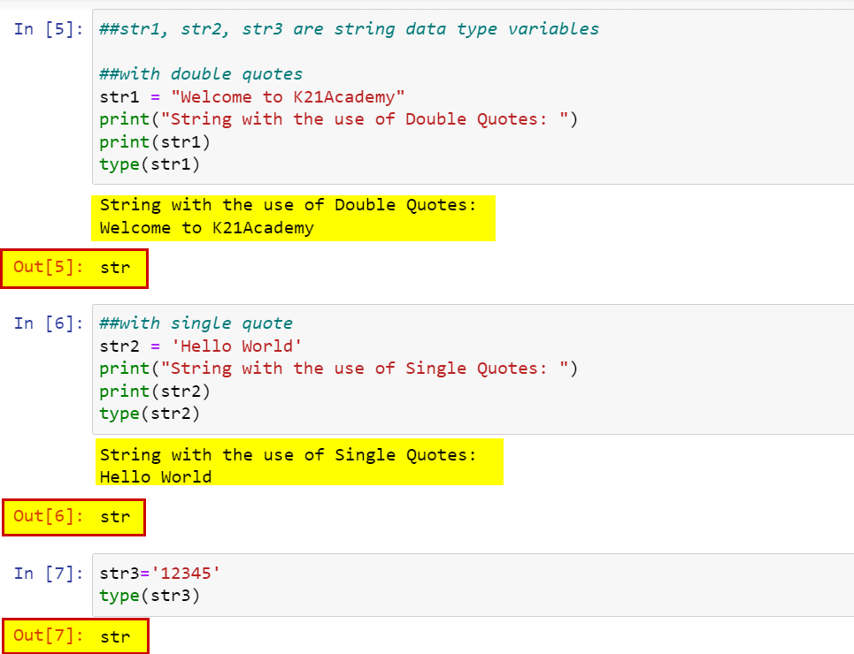 How to )) String types 