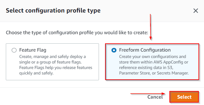 Freeform Configuration