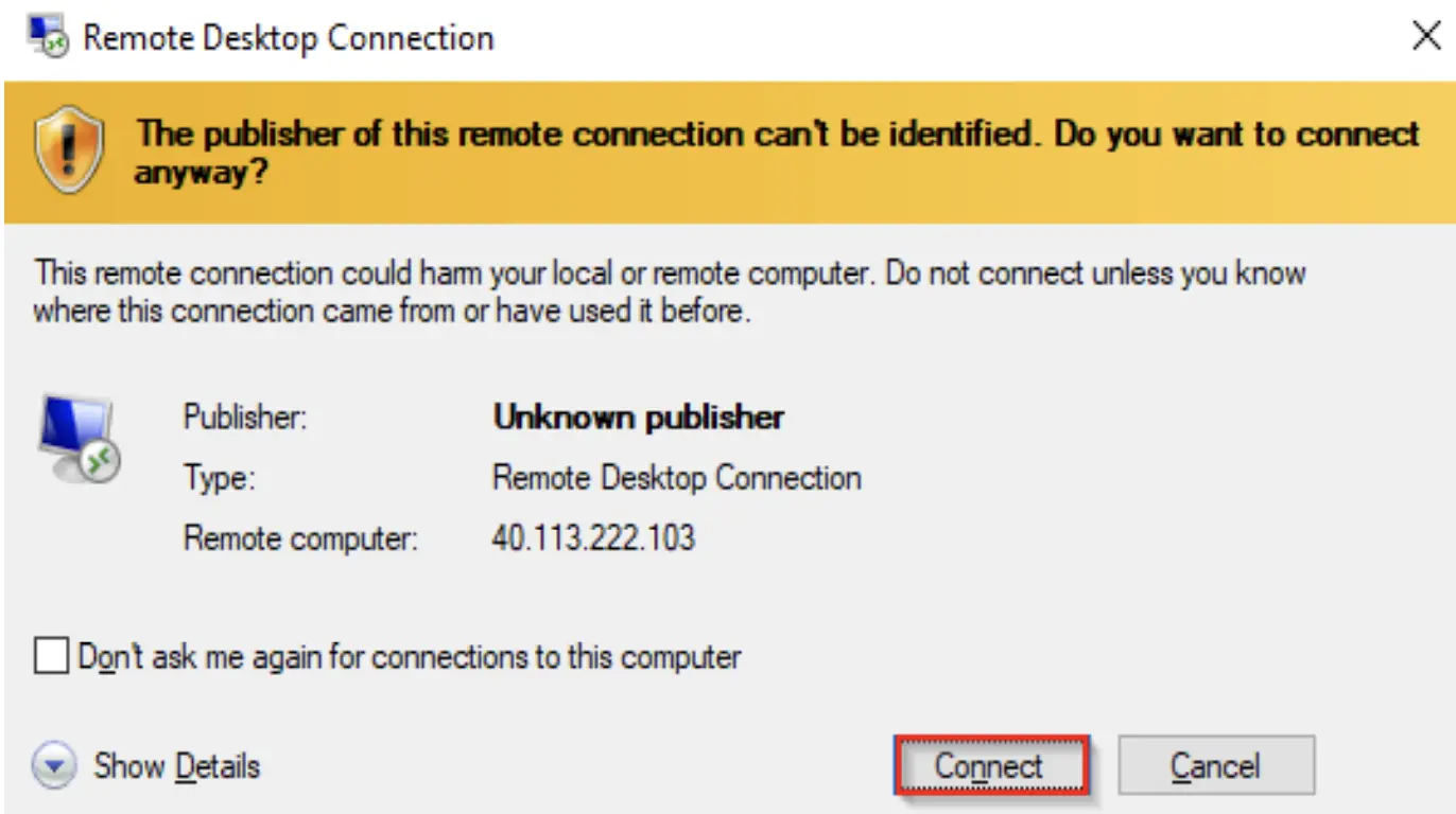 How to create and connect Windows Virtual Machine in Azure