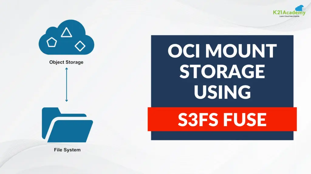 OCI Mount Storage s3fs fuse