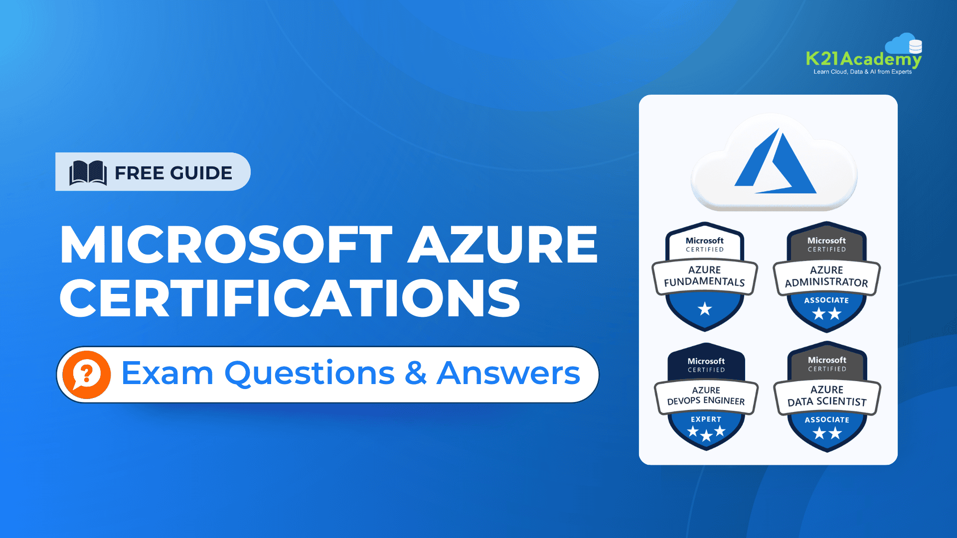 FREE Guide: Microsoft Azure Certifications