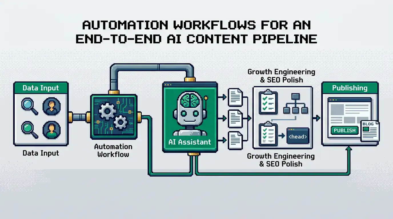 AI content generation workflow
